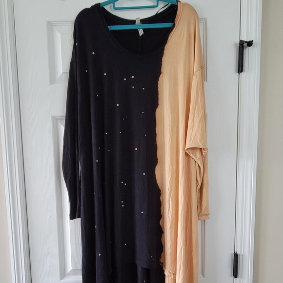 WE THE FREE BLEACHED TIE DYE DRESS - Picture 1 of 3